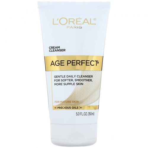 L'Oreal, Age Perfect, нежное ежедневное очищающее средство, 150 мл