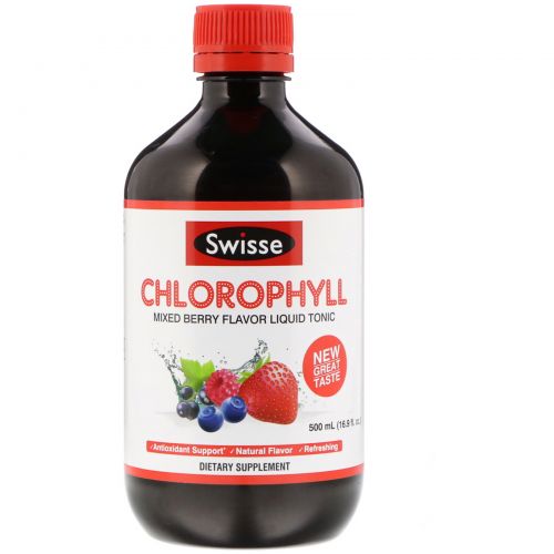 Swisse, Ultiboost Chlorophyll, Mixed Berry, 500 ml (16.9 fl oz)