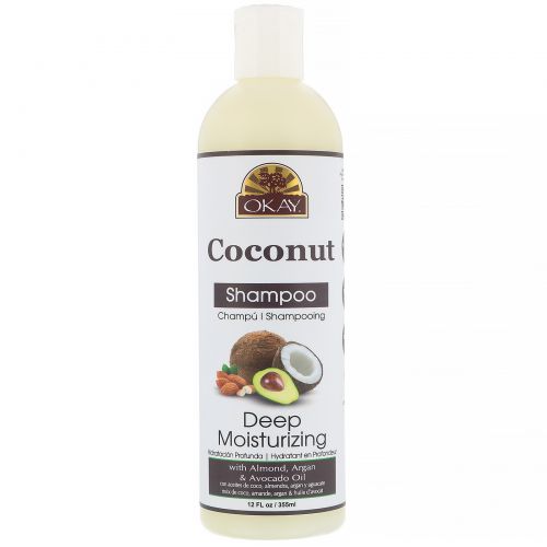 Okay, Deep Moisturizing Shampoo, Coconut, 12 fl oz (355 ml)