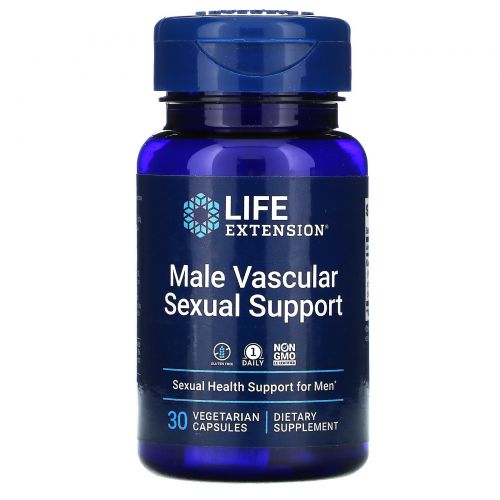 Life Extension, Поддержка сосудистой системы для сексуального здоровья мужчин, 30 вегетарианских капсул