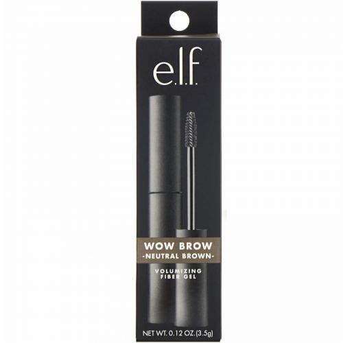 E.L.F., Wow Brow Gel, гель для бровей, коричневый, 3,5 г (0,12 унции)