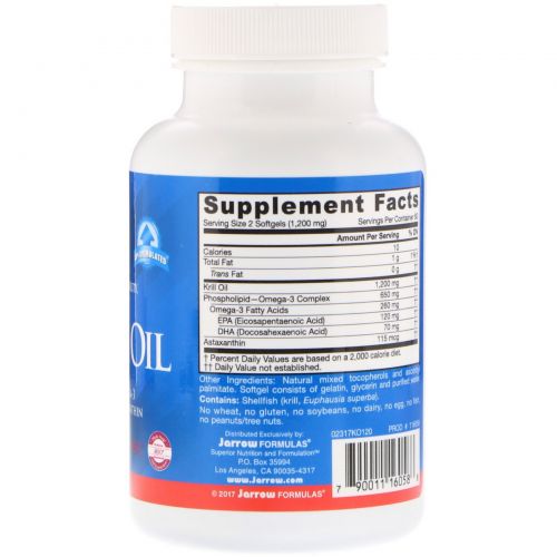 Jarrow Formulas, Krill Oil, 120 Softgels