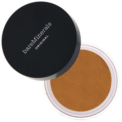 bareMinerals, Original, тональная основа, SPF 15, оттенок «Нейтральный темный 24», 8 г