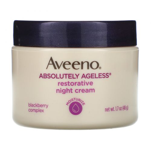 Aveeno, Absolutely Ageless, восстанавливающий ночной крем, 1,7 унции (48 г)