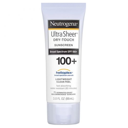 Neutrogena, Ultra Sheer, не оставляющий следов солнцезащитный крем с SPF 100+, 3 жидкие унции (88 мл)