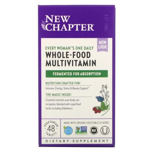 New Chapter, Every Woman's One Daily Multi, 48 Tablets