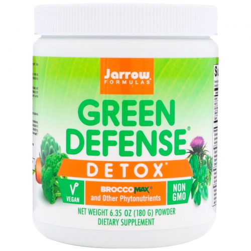 Jarrow Formulas, Средство для детоксикации Green Defense, 6,35 унц. (180 г)