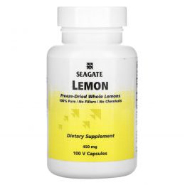 Seagate, Лимон, 450 мг, 100 растительных капсул