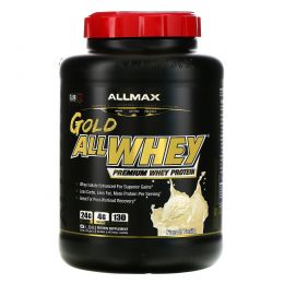 ALLMAX Nutrition, AllWhey Gold, 100% Whey Protein + Premium Whey Protein Isolate, French Vanilla, 5 lbs. (2.27 kg)