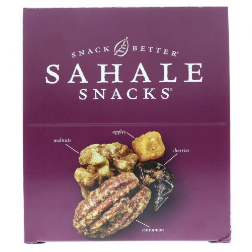 Sahale Snacks, Глазированный микс, пеканы в кленовом сиропе, 9 пакетов, 1,5 унц. (42,5 г) каждый