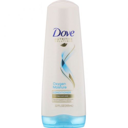 Dove, Nutritive Solutions, Oxygen Moisture Conditioner, For Fine, Flat Hair, 12 fl oz (355 ml)