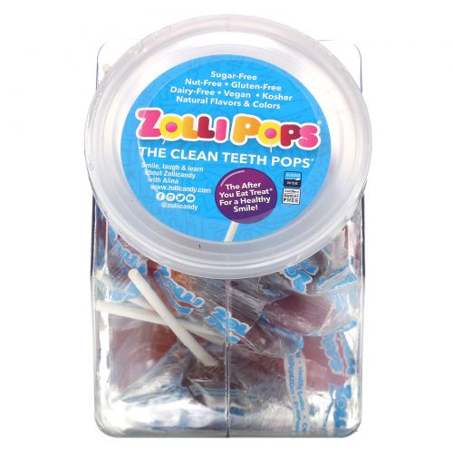 Zollipops, The Clean Teeth Pops, Assorted, 23 Pops, 5.2 oz