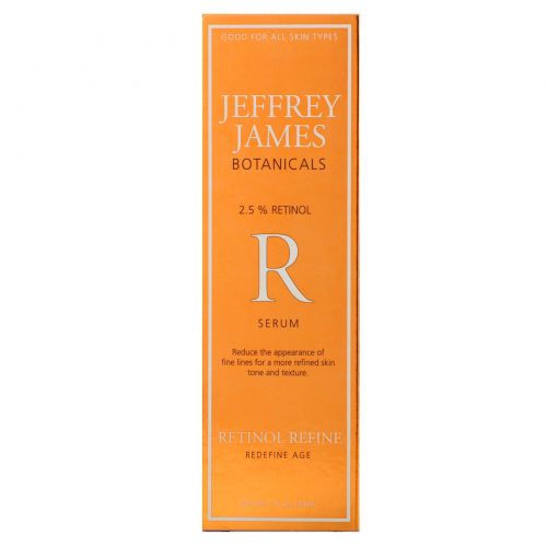 Jeffrey James Botanicals, Retinol Refine Serum, 2.0 oz (59 ml)