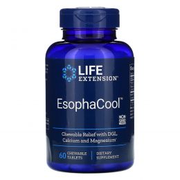 Life Extension, EsophaCool, 60 жевательных таблеток