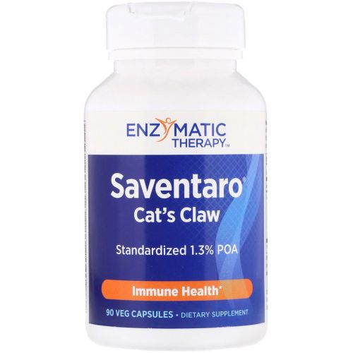 Enzymatic Therapy, Saventaro Cat's Claw, 90 Veggie Caps