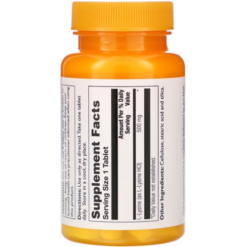 Thompson, L-Lysine, 500 mg , 60 Tablets