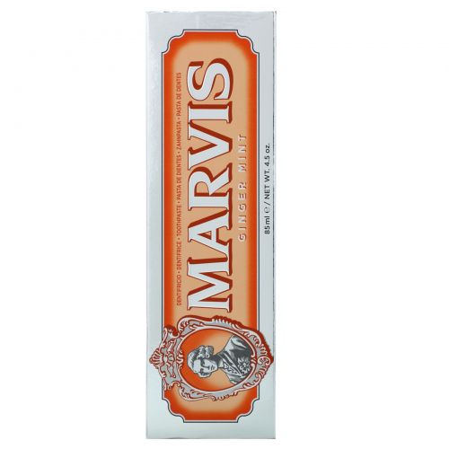 Marvis, Fluoride Toothpaste, Ginger Mint, 4.5 oz (85 ml)