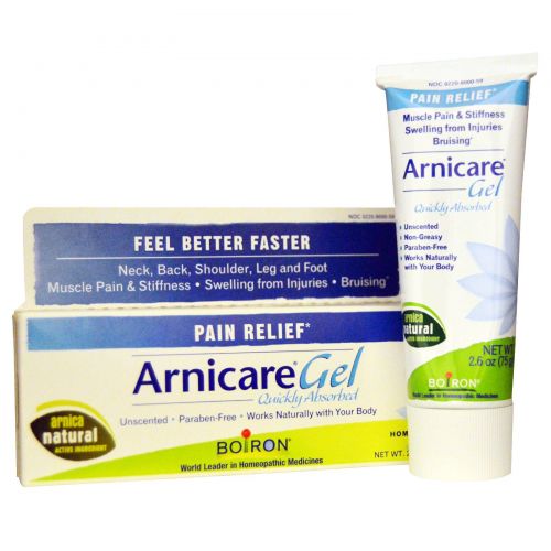 Boiron, Гель Arnicare, избавление от боли, без запаха, 2,6 унций (75 г)