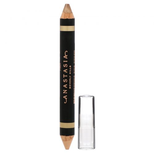 Anastasia Beverly Hills, Highlighting Duo Pencil, Matte Shell, Lace Shimmer,  0.17 oz (4.8 g)