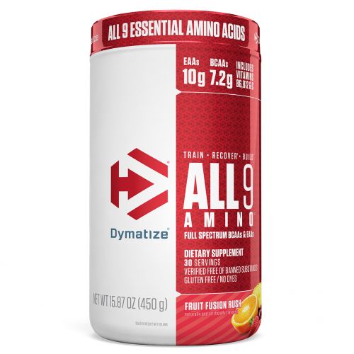 Dymatize Nutrition, All 9 Amino, фруктовый вкус, 15,87 (450 г)