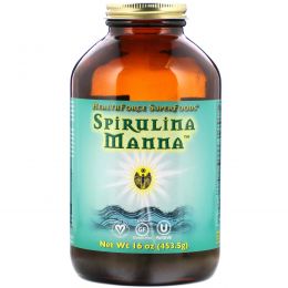 HealthForce Nutritionals, Spirulina Manna, Лучший в природе сухой белок, 16 унций, 1 фунт (453.5 г)