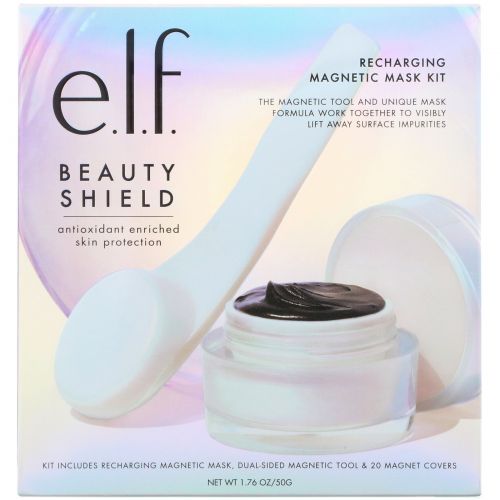 E.L.F. Cosmetics, Комплект для маски, защита красоты, очищающая магнитная маска, 1,76 унций (50 г)