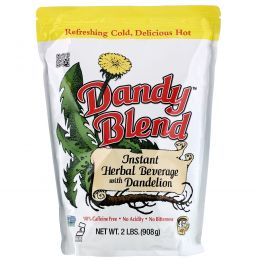 Dandy Blend, Растворимый травяной напиток с одуванчиком, без кофеина, 2 фунта (908 г)