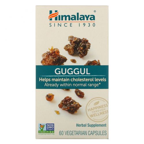 Himalaya Herbal Healthcare, Гуггул, 60 капсул на растительной основе