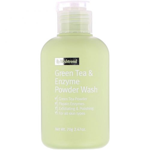 Wishtrend, Green Tea & Enzyme Powder Wash, 2.47 oz (70 g)