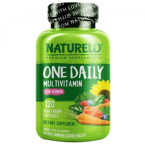 NATURELO, One Daily Multivitamin for Women, 120 Vegetarian Capsules