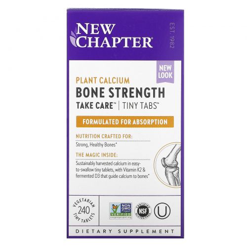 New Chapter, Bone Strength Take Care, 240 маленьких таблеток