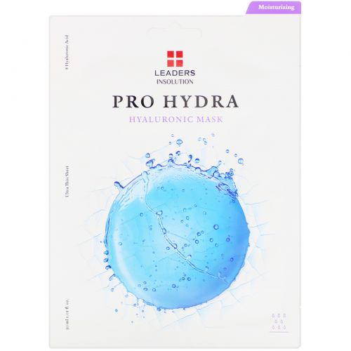 Leaders, Pro Hydra, Hyaluronic Mask, 1 Sheet, 1.01 fl oz (30 ml)