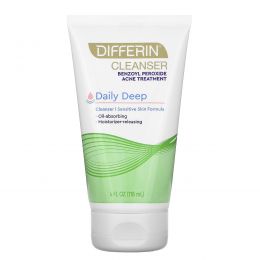 Differin, Daily Deep Cleanser, 4 fl oz (118 ml)