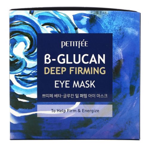 Petitfee, B-Glucan Deep Firming Eye Mask, 60 Pieces