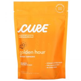 Cure Hydration, Hydration Mix, Golden Hour Ginger Turmeric, 14 Packs, 0.34 oz (9.5 g) Each