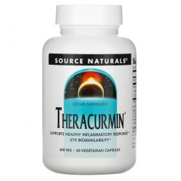 Source Naturals, Теракурмин, 600 мг, 60 Растительных капсул