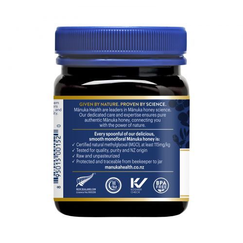 Manuka Health, Мед Манука, MGO 100+, 8.8 унций (250 г)