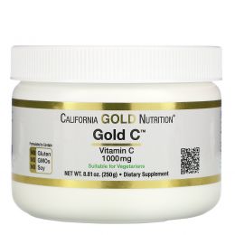 California Gold Nutrition, Витамин C, 8,81 унции (250 г)