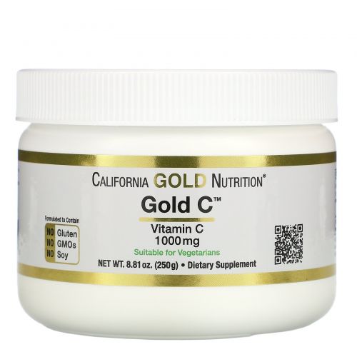 California Gold Nutrition, Витамин C, 8,81 унции (250 г)