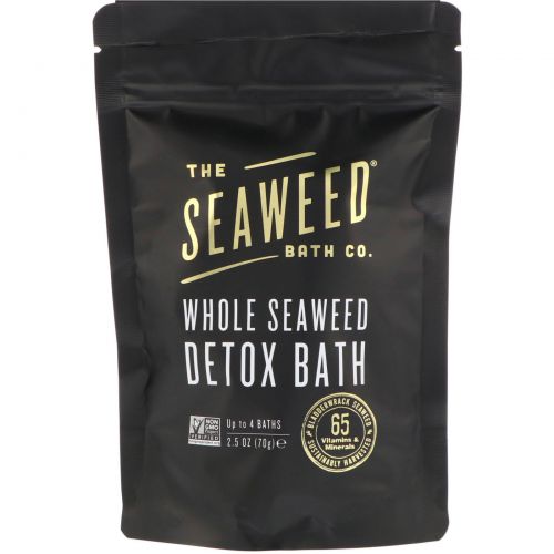 Seaweed Bath Co., Детокс-ванна из органических морских водорослей, 70 г (2,5 унции)