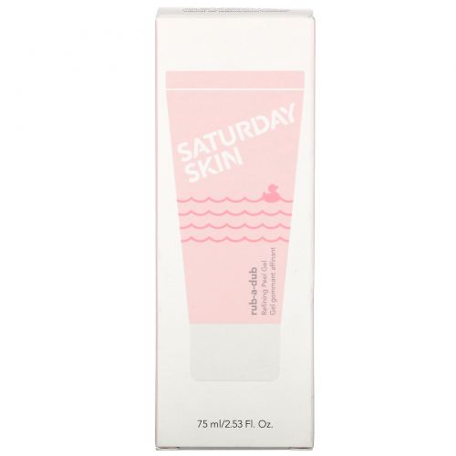 Saturday Skin, Rub-a-Dub, Refining Peel Gel, 2.35 fl oz (75 ml)