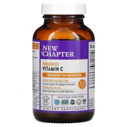 New Chapter, Fermented Vitamin C, 60 Vegan Tablets