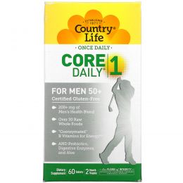 Country Life, Core Daily-1, Мультивитамины, для Мужчин 50+ 60 таблеток