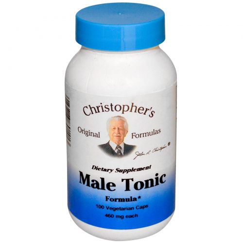Christopher's Original Formulas, Тонизирующее средство для мужчин, 460 мг каждая, 100 растительных капсул