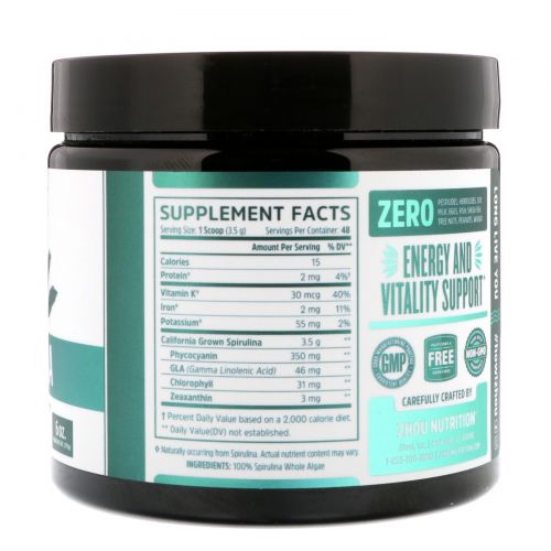 Zhou Nutrition, Spirulina, 6 oz (170 g)