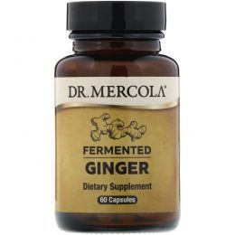 Dr. Mercola, Пищевая добавка из серии "Премиум-добавки", ферментированный имбирь, 60 капсул