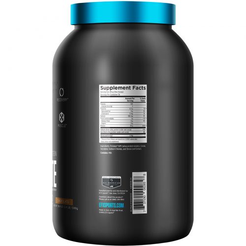 EFX Sports, Training Ground, Whey Protein Isolate, Chocolate, 38.4  oz (1089 g)