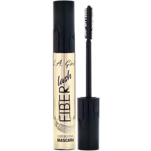 L.A. Girl, Тушь для ресниц Fiber Lash Mascara, оттенок Intense Black, 8 мл