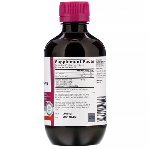 Swisse, Ultiboost, Super Potent Grape Seed Concentrate, 50,000 mg, 10.1 fl oz (300 ml)