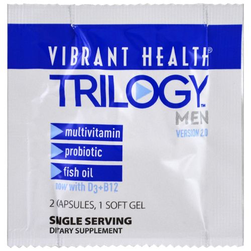 Vibrant Health, Trilogy Men, Daily Power Packs, Version 2.0, 30 Packets